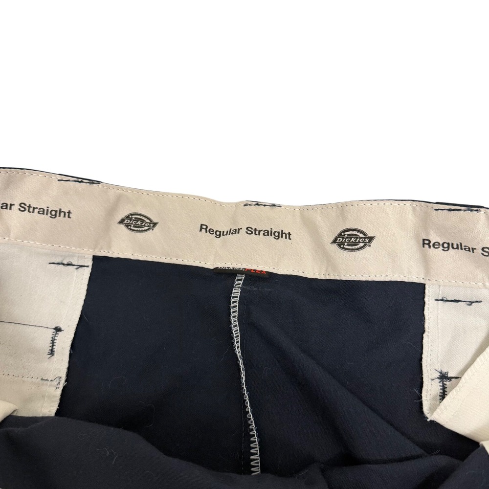 Dickies Mens 44 Regular Straight Flex Cargo Pants Dark Navy Blue Workwear - Picture 6 of 9